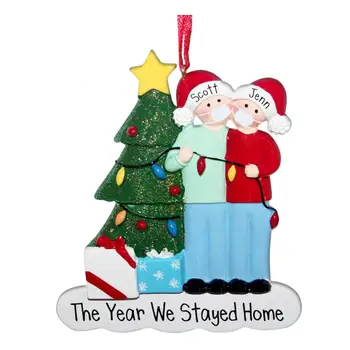 2020 Quarantine Christmas Decoration Gift Personalized Hanging Pendants Pandemic -Social Party Distancing Santa Claus Ornament
2020 Quarantine Christmas Decoration Gift Personalized Hanging Pendants Pandemic -Social Party Distancing Santa Claus Ornament