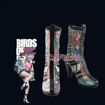2020 Popular Jacket Harley Quinn Cosplay Costume Shoes Birds of Prey Cosplay Hotsale Halloween Colorful Boots
2020 Popular Jacket Harley Quinn Cosplay Costume Shoes Birds of Prey Cosplay Hotsale Halloween Colorful Boots