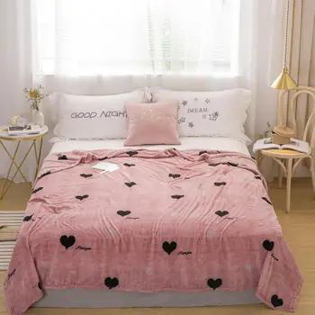 Skin-friendly Warm Flannel Blanket Nordic Single Double Autumn and Winter Printing Blanket 150*200cm Love Pink
Skin-friendly Warm Flannel Blanket Nordic Single Double Autumn and Winter Printing Blanket 150*200cm Love Pink