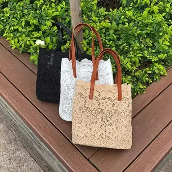 2020 New Big Capacity Lace Shoulder Bags For Women Summer Casual Beach Bags Female Travel Handbag Totes Small Bags Inside 
2020 New Big Capacity Lace Shoulder Bags For Women Summer Casual Beach Bags Female Travel Handbag Totes Small Bags Inside