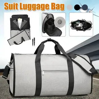 

Aequeen Multifunction Large Capacity Men Travel Bag Waterproof Duffle Bag for Trip Suit Storage Hand Luggage Bags Shoe Pouch