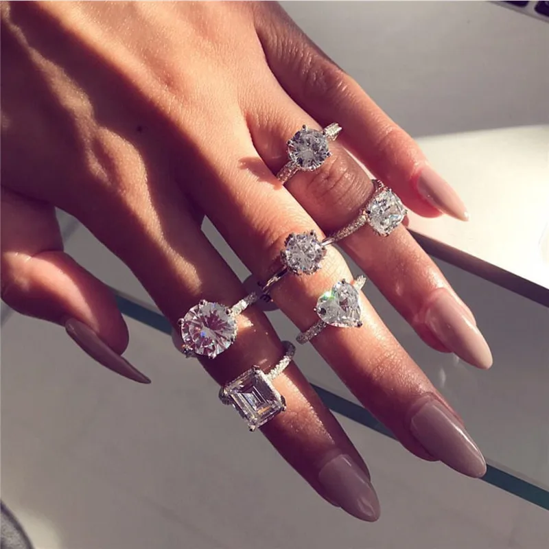 Statement Promise ring 925 Sterling silver Bijou AAAA cz Stone Engagement Wedding Band Rings for women Bridal Party Jewelry
Statement Promise ring 925 Sterling silver Bijou AAAA cz Stone Engagement Wedding Band Rings for women Bridal Party Jewelry