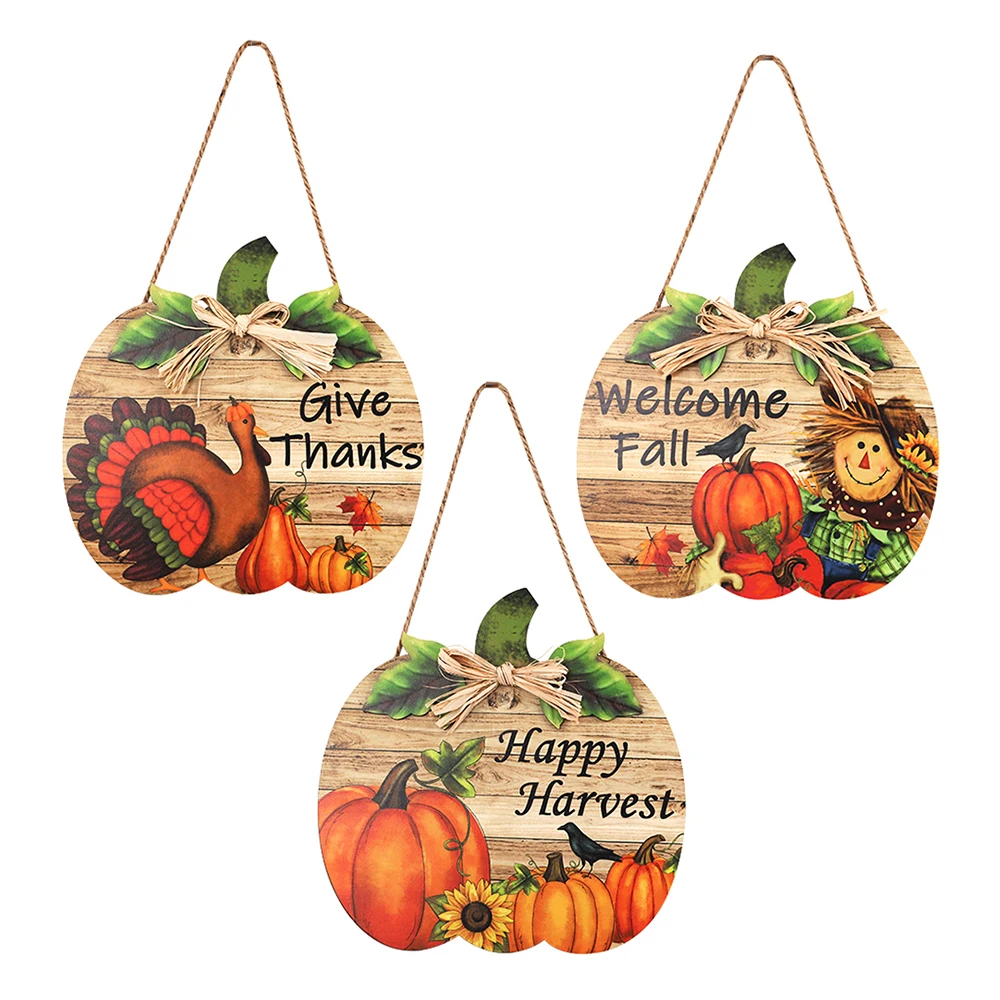 Country Style American Thanksgiving Welcome Door Listing Wooden Harvest Festival Pumpkin Home Decoration Crafts
Country Style American Thanksgiving Welcome Door Listing Wooden Harvest Festival Pumpkin Home Decoration Crafts