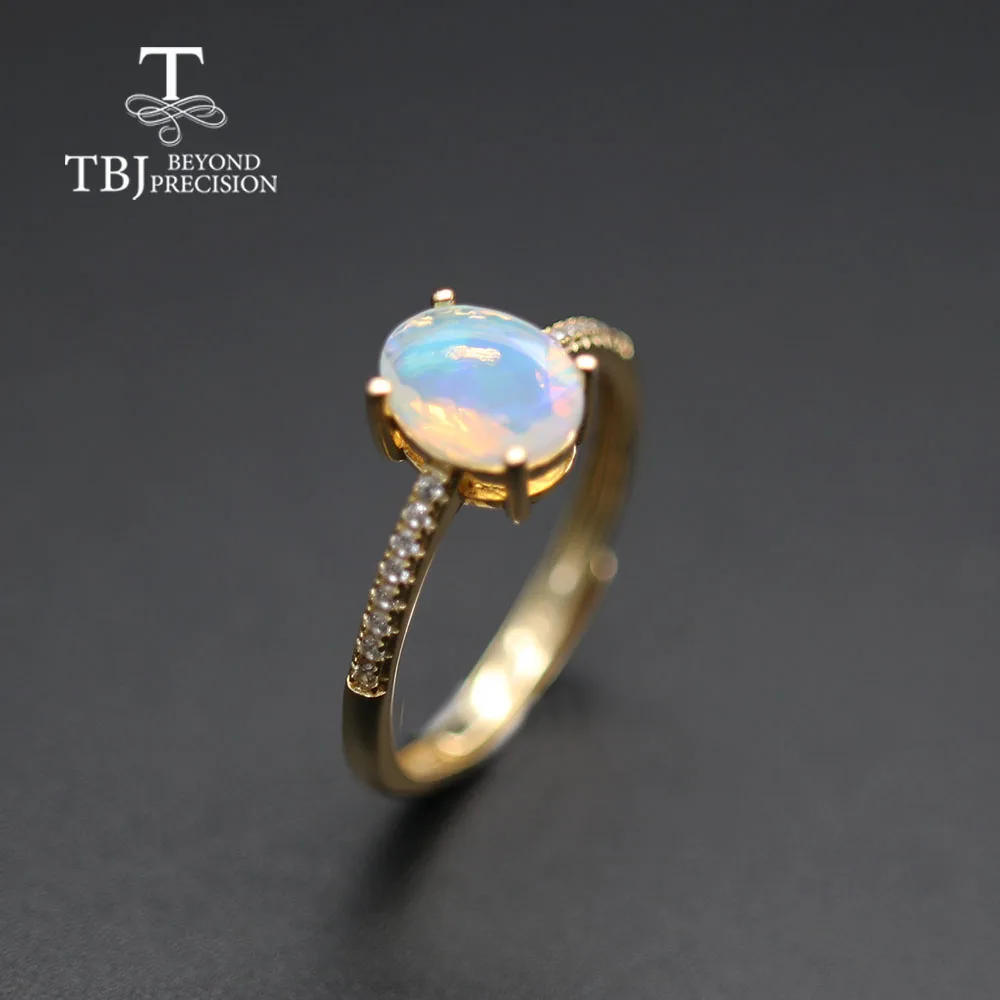 Simple Opal women Ring Natural Ethiopia oval 6*8mm 1carat gemstone 925 Sterling silver yellow gold fine jewelry tbj promotion
Simple Opal women Ring Natural Ethiopia oval 6*8mm 1carat gemstone 925 Sterling silver yellow gold fine jewelry tbj promotion