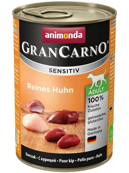 ANIMONDA ANIMONDA GRAN CARNO SENSITIV ADULT REINES HUHN for adult dogs with chicken 400g
ANIMONDA ANIMONDA GRAN CARNO SENSITIV ADULT REINES HUHN for adult dogs with chicken 400g