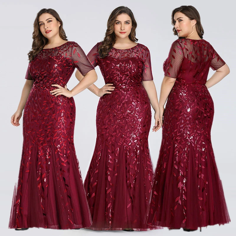 Evening Dresses Mermaid Sequined Lace Appliques Elegant Mermaid Dress 2020 Party Gowns Plus Size
Evening Dresses Mermaid Sequined Lace Appliques Elegant Mermaid Dress 2020 Party Gowns Plus Size