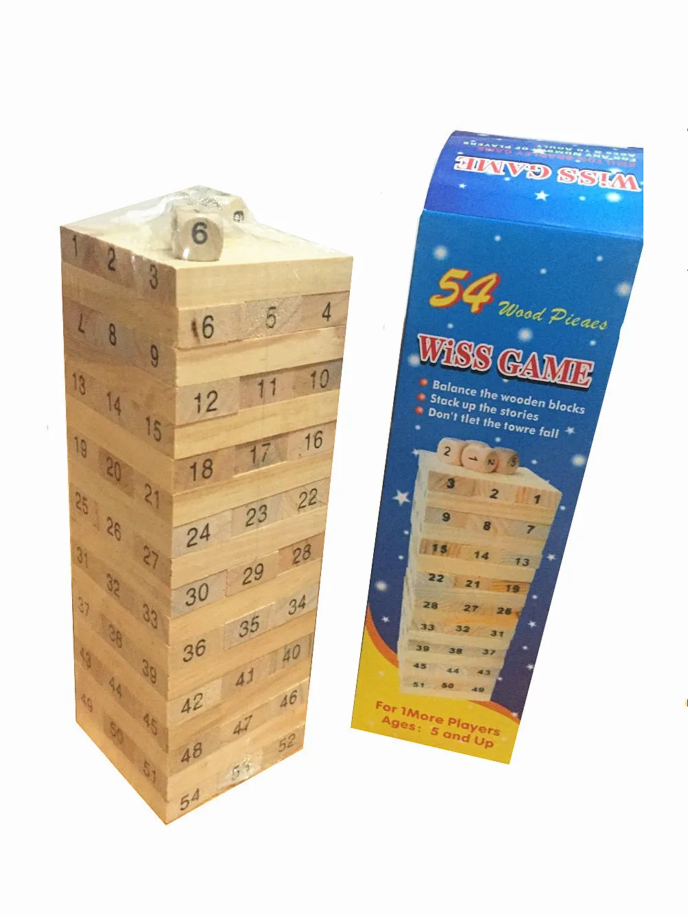 Wooden Early Childhood Educational Logs with Numbers Stack-up Small Building Blocks Bricks Pro Creative Jenga Tabletop Game
Wooden Early Childhood Educational Logs with Numbers Stack-up Small Building Blocks Bricks Pro Creative Jenga Tabletop Game