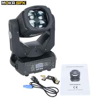 4 pcs/lot 4*25W Spot LED Mini Moving Beam Head Light Stage Equipment for Show LED Moving Head Spot Dj Equipment
4 pcs/lot 4*25W Spot LED Mini Moving Beam Head Light Stage Equipment for Show LED Moving Head Spot Dj Equipment
