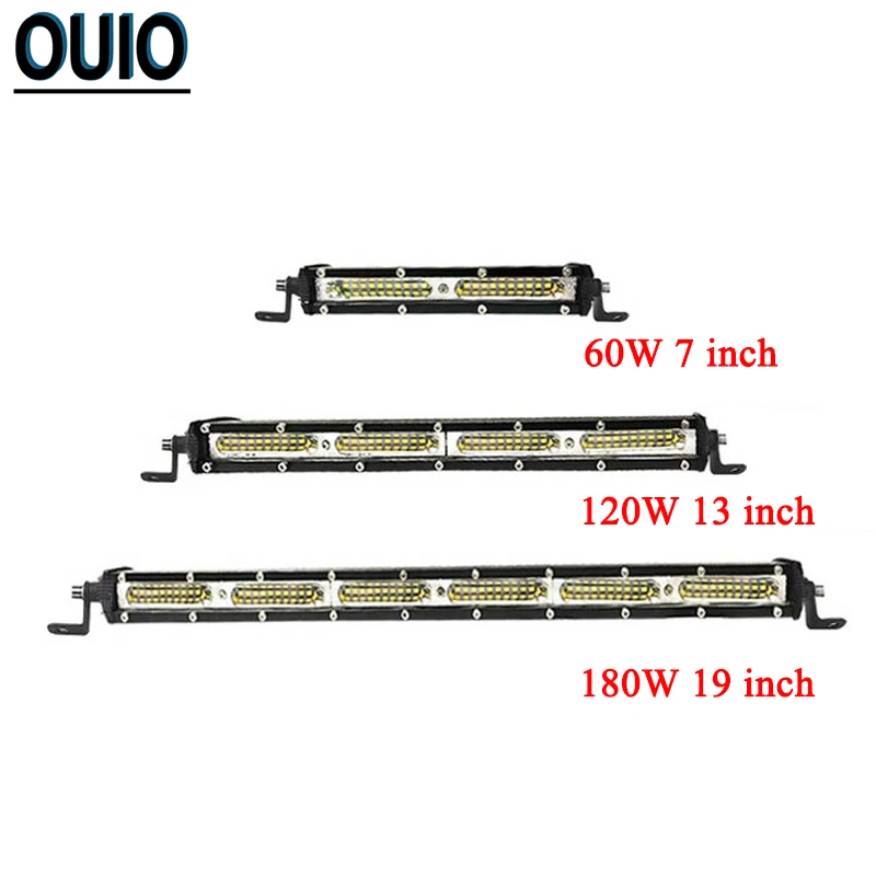 60W 120W 180W Single Row Led Light Bar Straight Driving Lamp Offroad LED Work Light Bar 4X4 ATV Tractor Combo Beam Car Light 12V
60W 120W 180W Single Row Led Light Bar Straight Driving Lamp Offroad LED Work Light Bar 4X4 ATV Tractor Combo Beam Car Light 12V