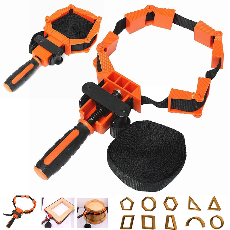 Woodworker Photo Frame with Strap Clamp Holder Miter Vise Ratchet Angle Clamp Band Tool
Woodworker Photo Frame with Strap Clamp Holder Miter Vise Ratchet Angle Clamp Band Tool