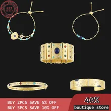 S925 new sterling silver in July Roman style niche girl design exquisite female bracelet temperament brand luxury jewellery
S925 new sterling silver in July Roman style niche girl design exquisite female bracelet temperament brand luxury jewellery