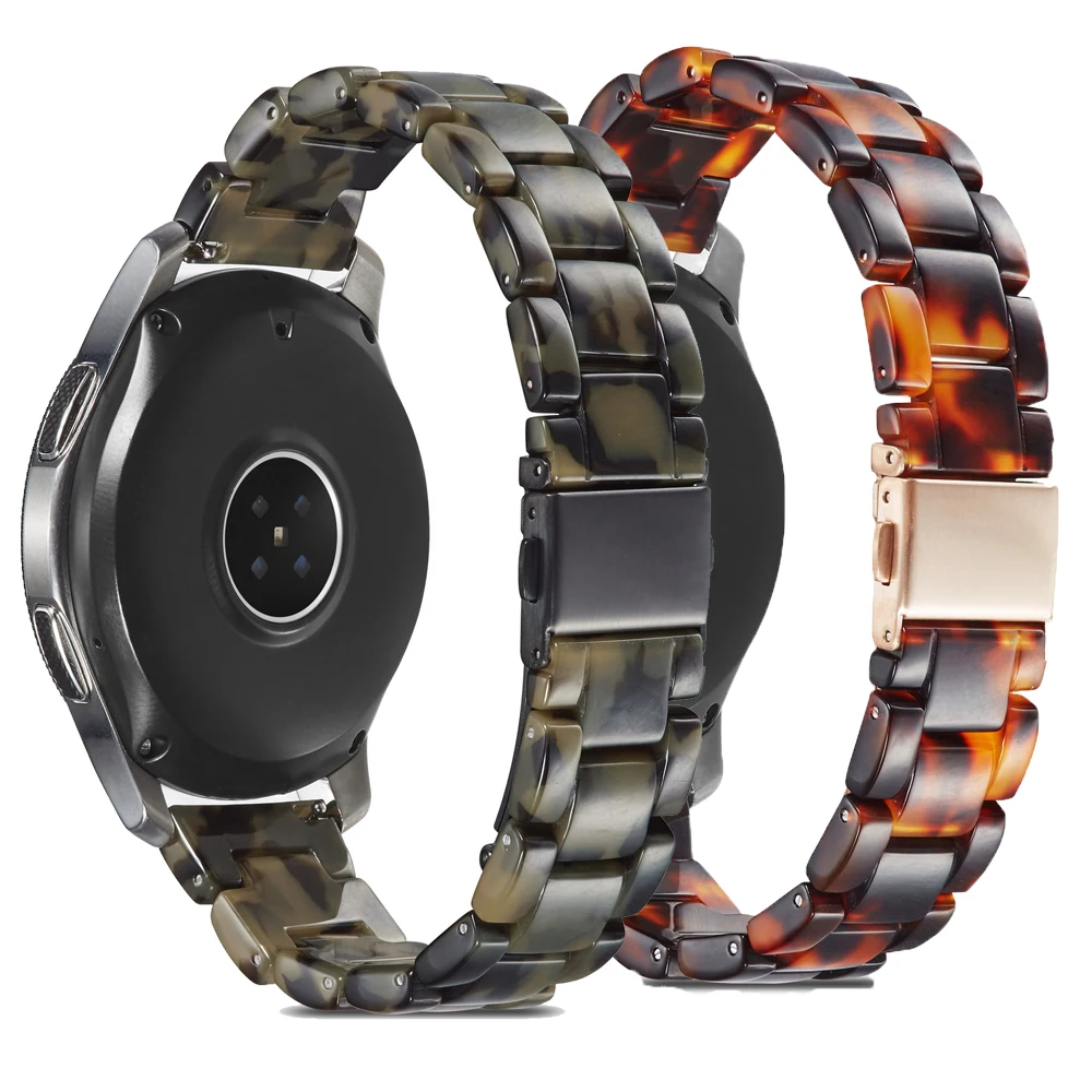 Resin Watchband 20mm 22mm for Samsung Galaxy Watch 42mm 46mm Active 2 Gear S2 S3 Strap Bracelet Band for Huawei Huami Amazfit
Resin Watchband 20mm 22mm for Samsung Galaxy Watch 42mm 46mm Active 2 Gear S2 S3 Strap Bracelet Band for Huawei Huami Amazfit
