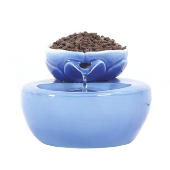 1.5L Leakproof Automatic Pet Water Dispenser Large Capacity Water Container Filter Feeder Bowl Ceramic Lotus and Pond Holder Dri
1.5L Leakproof Automatic Pet Water Dispenser Large Capacity Water Container Filter Feeder Bowl Ceramic Lotus and Pond Holder Dri