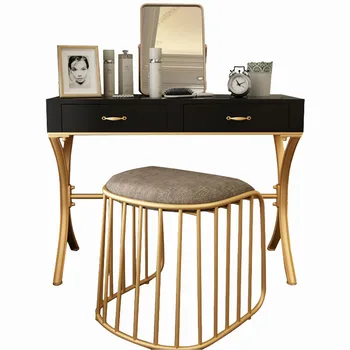 Wrought Iron Dresser Modern Concise Small Apartment Layout Mini- Roast Paint Makeup Table Simple And Easy Dresser Assemble
Wrought Iron Dresser Modern Concise Small Apartment Layout Mini- Roast Paint Makeup Table Simple And Easy Dresser Assemble