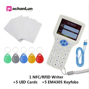 English Frequency RFID Copier ID IC Reader Writer Copy M1 13.56MHZ Encrypted Duplicator Programmer USB NFC UID Tag Key Card
English Frequency RFID Copier ID IC Reader Writer Copy M1 13.56MHZ Encrypted Duplicator Programmer USB NFC UID Tag Key Card