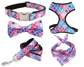 Dream Purple Dog collar Bow Leash Harness and Bandana Sets Pet Dog Wedding Accessories
Dream Purple Dog collar Bow Leash Harness and Bandana Sets Pet Dog Wedding Accessories