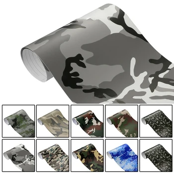 Universal 30x100cm Camouflage Style Vinyl PVC Wrap Film Car Sticker Decal Decor Waterproof Car Styling Accessories
Universal 30x100cm Camouflage Style Vinyl PVC Wrap Film Car Sticker Decal Decor Waterproof Car Styling Accessories