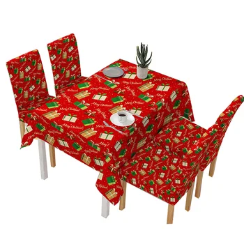 Christmas Table and Chair Covers Santa Claus Bells Pattern for Kitchen Dining Room Tablecloth Decorations FPing
Christmas Table and Chair Covers Santa Claus Bells Pattern for Kitchen Dining Room Tablecloth Decorations FPing