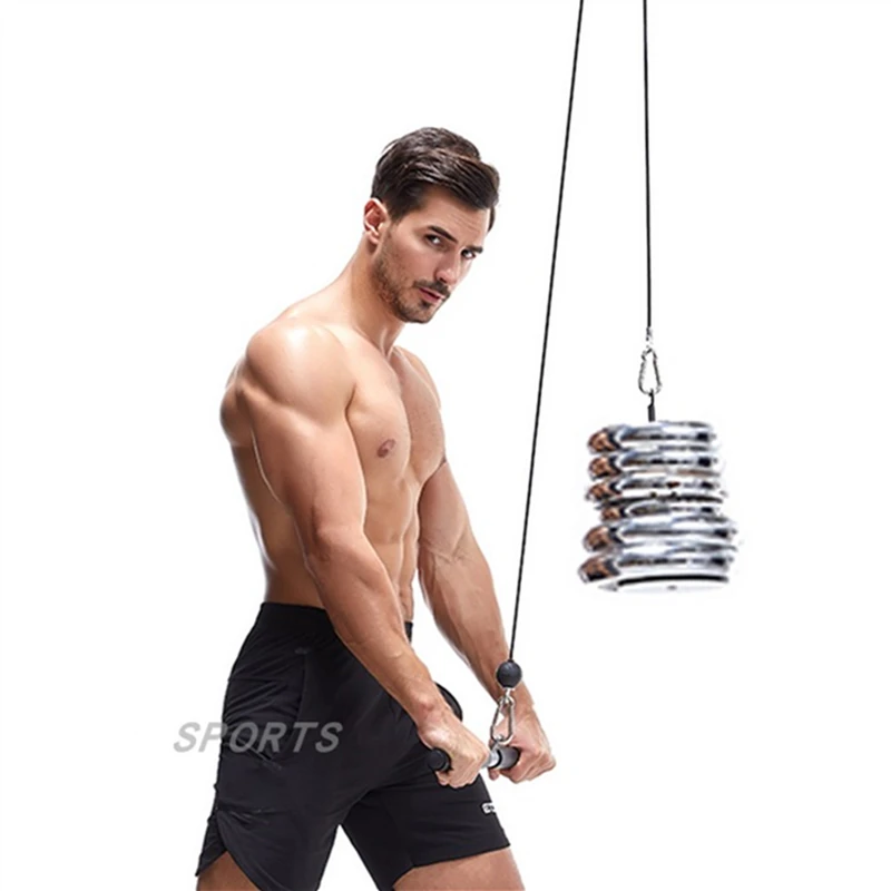 Fitness Cable Machine Attachments Arm Biceps Triceps Blaster Handle Gym Fitness Equipment Weight Lifting Workout Bar Pull Rope Fitness Cable Machine Attachments Arm Biceps Triceps Blaster Handle Gym Fitness Equipment Weight Lifting Workout Bar Pull Rope
