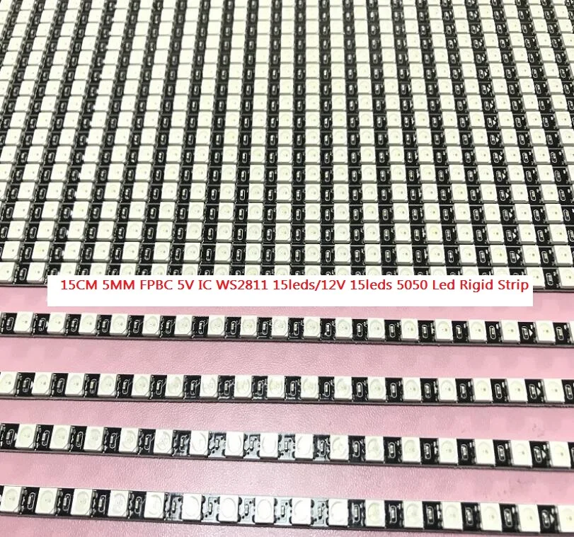 15cm 5mm WS2812B 5050 15灯-4