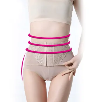 Women Breasted Shaping Pants Postpartum Mid-waist Abdomen Hip-Lifting Lace Decor Thin Breathable Underpants Fashion
Women Breasted Shaping Pants Postpartum Mid-waist Abdomen Hip-Lifting Lace Decor Thin Breathable Underpants Fashion
