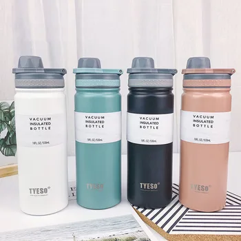 530ML Fashion Thermos bottle Double wall stainless steel water bottle Vacuum Flask insulation Beer Wine thermos Thermocup
530ML Fashion Thermos bottle Double wall stainless steel water bottle Vacuum Flask insulation Beer Wine thermos Thermocup