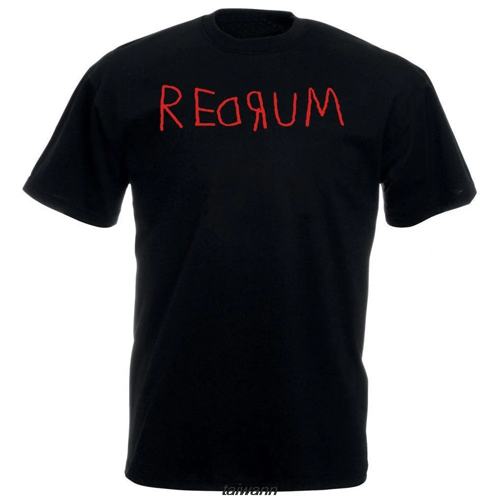 Men T Shirt Stanley Kubrick Redrum The Shining Stephen King Overlook Hotel Scary T Shirt Novelty Tshirt Women 
Men T Shirt Stanley Kubrick Redrum The Shining Stephen King Overlook Hotel Scary T Shirt Novelty Tshirt Women