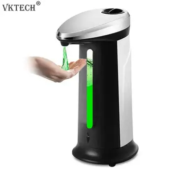 400ml Automatic Soap Dispenser Touchless Automatic Liquid Soap Dispenser Kitchen Bathroom Smart Sensor Hand Washing Container
400ml Automatic Soap Dispenser Touchless Automatic Liquid Soap Dispenser Kitchen Bathroom Smart Sensor Hand Washing Container