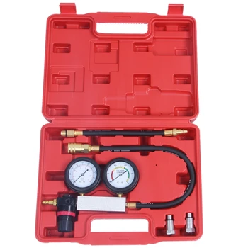 Cylinder Tester Detector Engine Compression Leak-down Test Gauges Set & Red Case
Cylinder Tester Detector Engine Compression Leak-down Test Gauges Set & Red Case