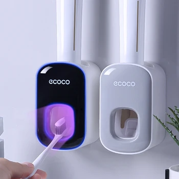 Wall Mount Automatic Toothpaste Dispenser Bathroom Accessories Toothpaste Squeezer Dispenser Bathroom Toothbrush Storage Holder
Wall Mount Automatic Toothpaste Dispenser Bathroom Accessories Toothpaste Squeezer Dispenser Bathroom Toothbrush Storage Holder