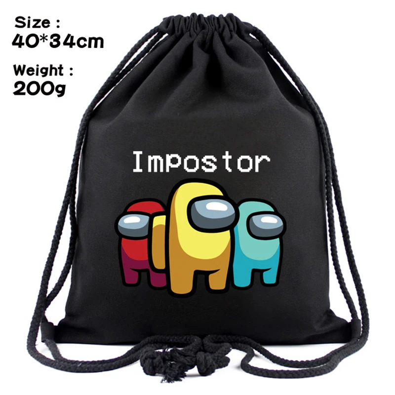 Among Us Game Surrounding Double Shoulder Drawstring Backpack Cartoon Canvas Drawstring Pocket Leisure Student Storage Bag
Among Us Game Surrounding Double Shoulder Drawstring Backpack Cartoon Canvas Drawstring Pocket Leisure Student Storage Bag