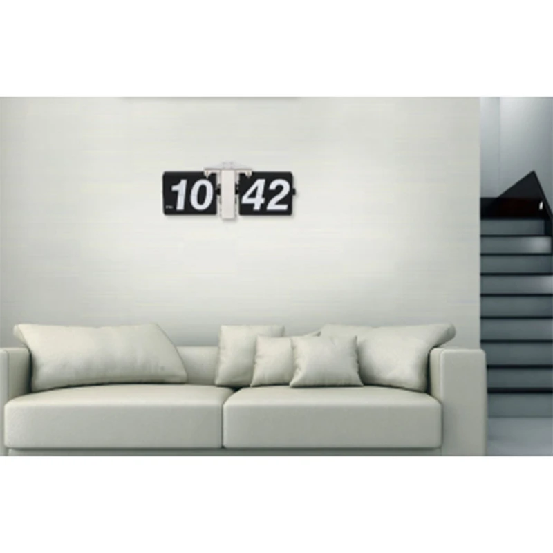 HHO-Brief Stylish Big Character Automatic Flip Clock Classic Home Office Furnishings Clock
HHO-Brief Stylish Big Character Automatic Flip Clock Classic Home Office Furnishings Clock