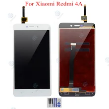 Capteur verre + écran LCD pour Xiaomi Redmi 4A, écran tactile LCD avec cadre, pièces de rechange testées=