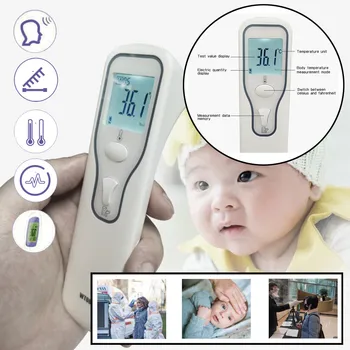 Household Forehead Thermometer LCD IR Digital Infrared Body Temporal Thermometer Meter with Fever Alarm термометр уличный
Household Forehead Thermometer LCD IR Digital Infrared Body Temporal Thermometer Meter with Fever Alarm термометр уличный