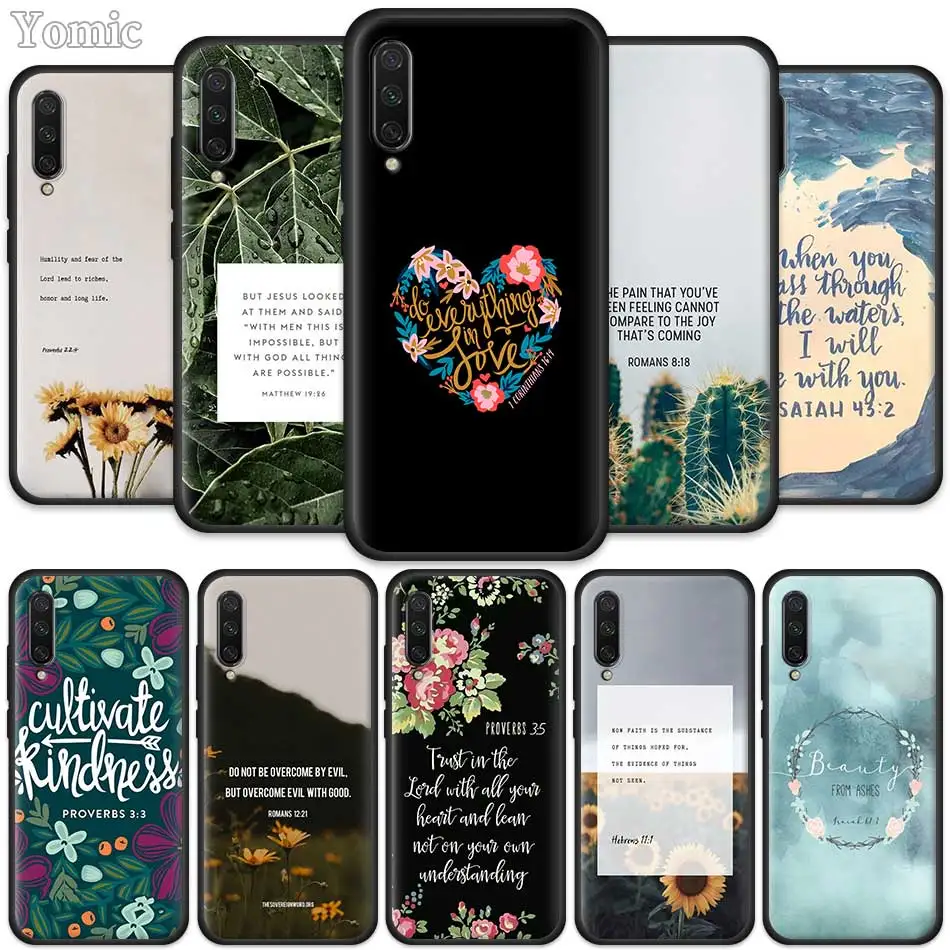 Bible Jesus Christian Fitted Case for Xiaomi Mi A3 CC9E CC9 9T 6X 5X Mi 8 A1 A2 Lite Play Poco F1 Black Silicone Phone Bag Cover
Bible Jesus Christian Fitted Case for Xiaomi Mi A3 CC9E CC9 9T 6X 5X Mi 8 A1 A2 Lite Play Poco F1 Black Silicone Phone Bag Cover