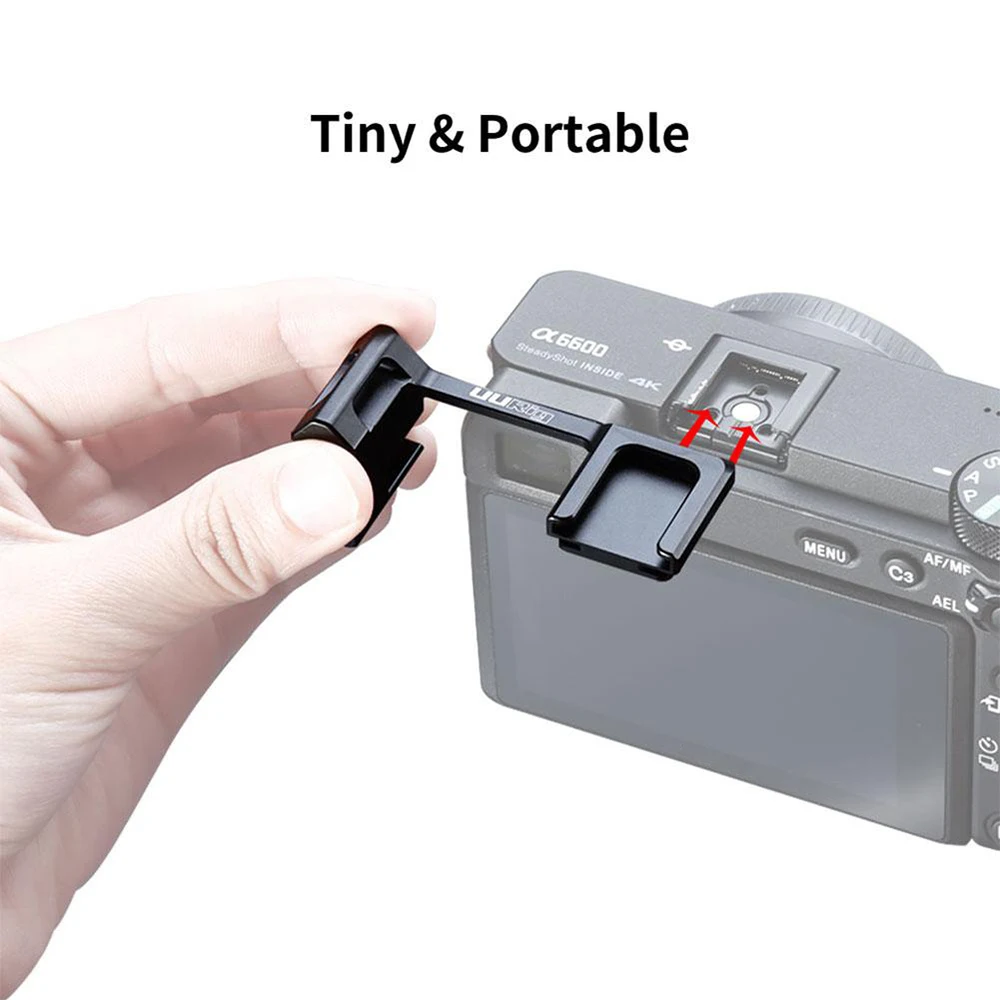 For UURig R032 Dual Hot Shoe Extend Mount Bracket Vlog Microphone LED Light Extend Stand for Sony A6000 A6300 A6500 A6400 DSLR
For UURig R032 Dual Hot Shoe Extend Mount Bracket Vlog Microphone LED Light Extend Stand for Sony A6000 A6300 A6500 A6400 DSLR