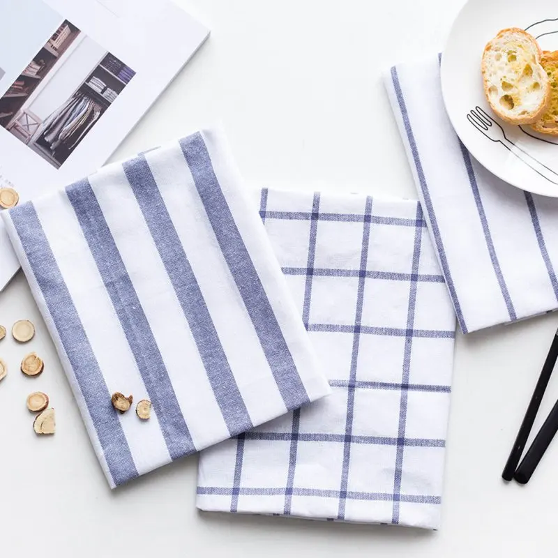 Japanese Style Bucolic Rectangular Cloth Art Mat High-quality Brief Table Napkins Tea Towels Blue Striped Cotton Plaid Mats
Japanese Style Bucolic Rectangular Cloth Art Mat High-quality Brief Table Napkins Tea Towels Blue Striped Cotton Plaid Mats