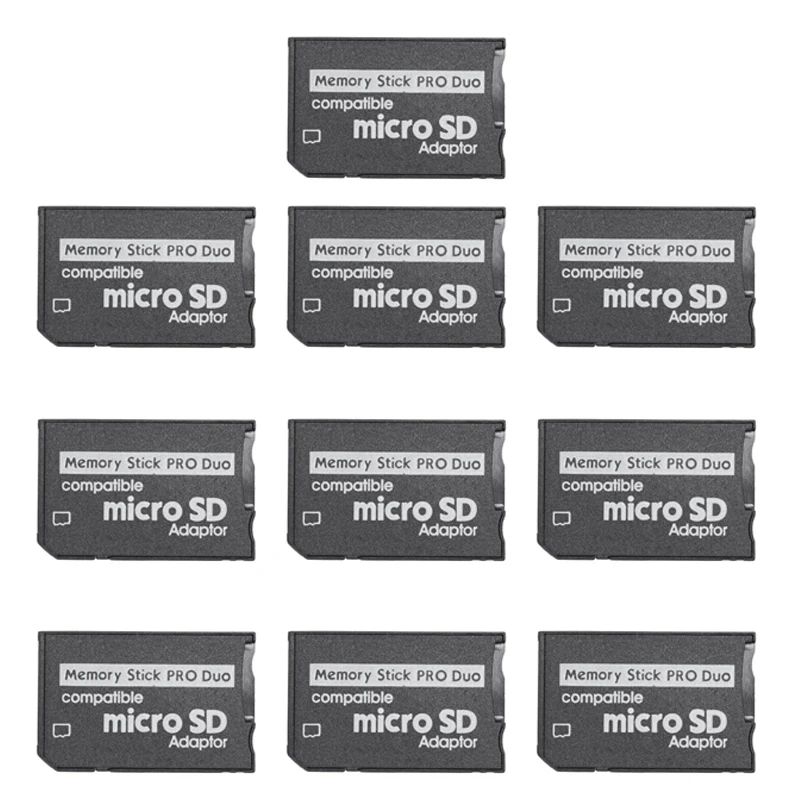 10 шт. Memory Stick Pro Duo Micro-SD TF адаптер MS SDHC кардридер для sony |