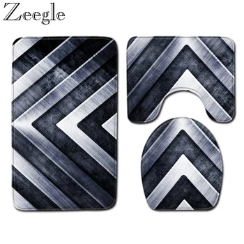 Zeegle 3pcs Bathroom Carpet Set Printed Non-Slip Bath Mat Bathroom Rug Kitchen Carpet Washable Toilet Rug Absorbent Foot Mat
Zeegle 3pcs Bathroom Carpet Set Printed Non-Slip Bath Mat Bathroom Rug Kitchen Carpet Washable Toilet Rug Absorbent Foot Mat
