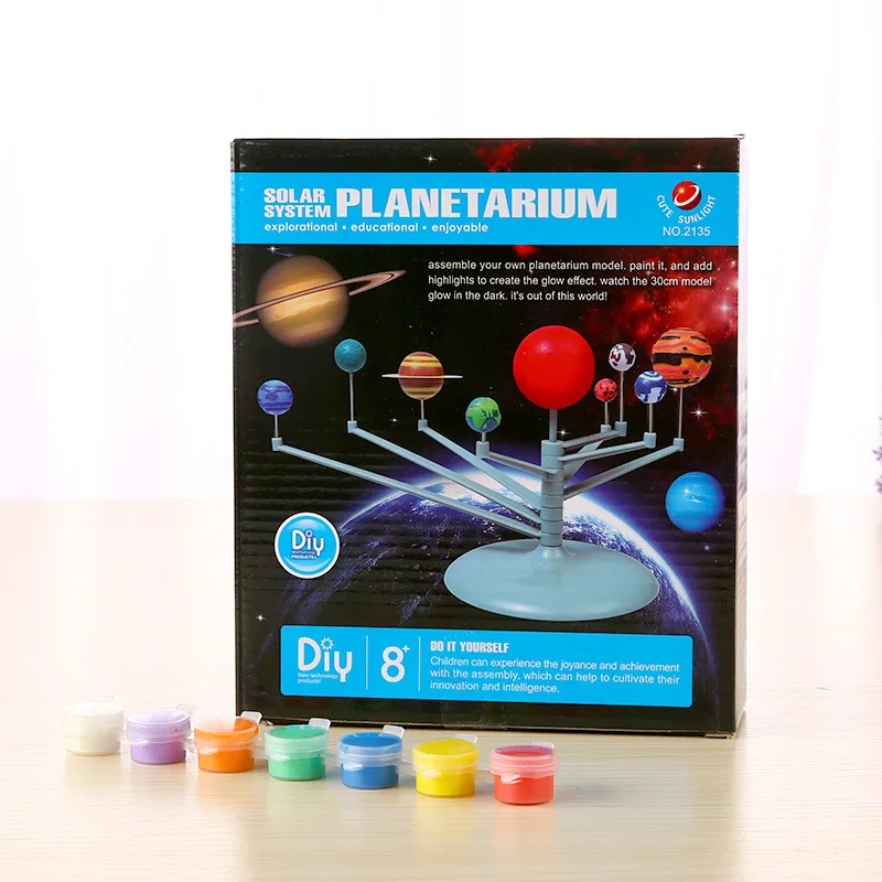 Children Planetary Model Science And Technology Small Production Handmade DIY Materials Solar System Science Experiment Toy Eigh
Children Planetary Model Science And Technology Small Production Handmade DIY Materials Solar System Science Experiment Toy Eigh
