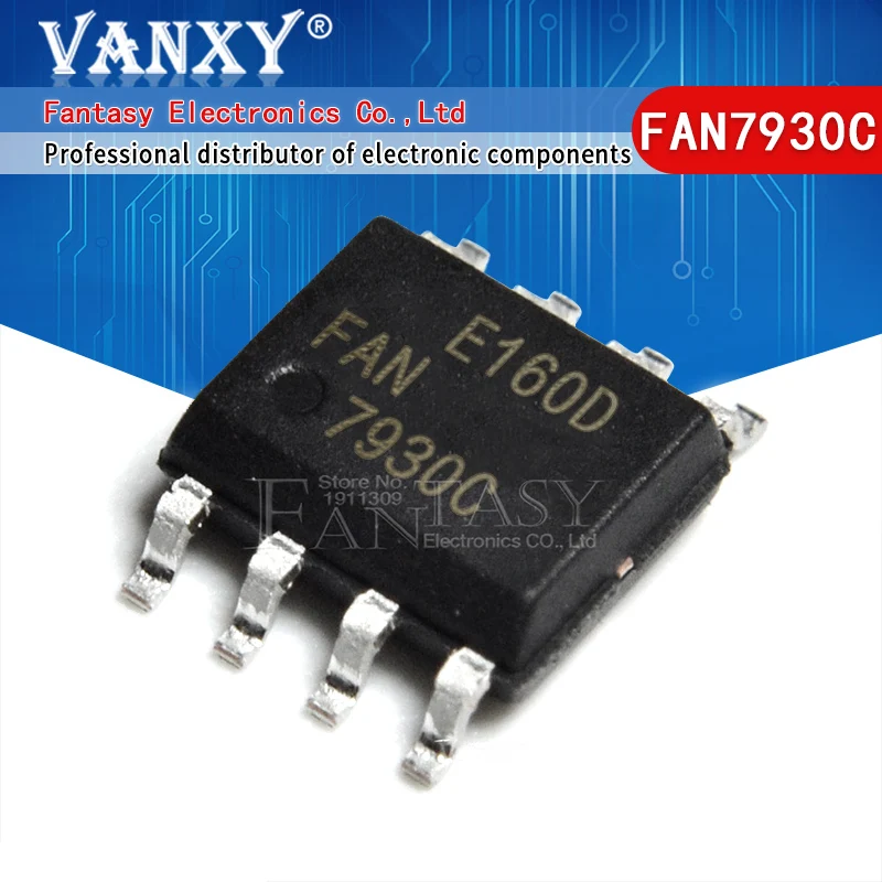 10PCS FAN7930C SOP8 FAN7930 SOP 7930C SMD | Электронные компоненты и принадлежности