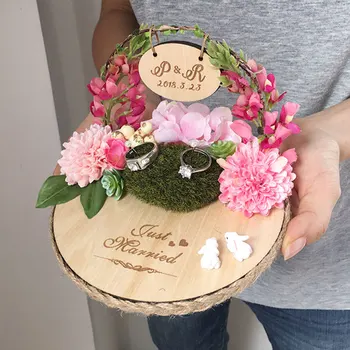 Personalized Rustic Wedding Wood Ring Box Holder Custom Your Names and Date Wedding Ring Bearer Box 
Personalized Rustic Wedding Wood Ring Box Holder Custom Your Names and Date Wedding Ring Bearer Box