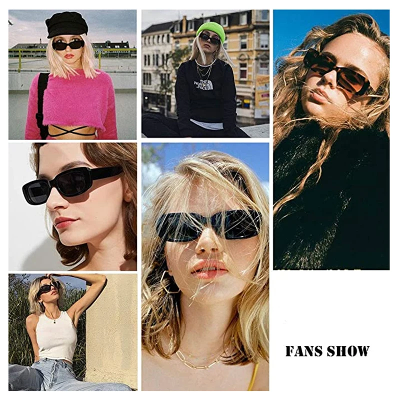 MAXJULI Classic Square Sunglasses for Women Retro Fashion Sunglasses UV400 Protect Rectangle Frame Eyewear Oculos de Sol_voghion.com