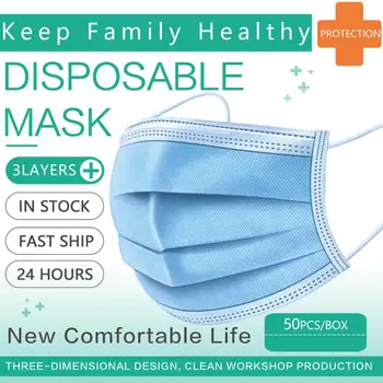 Medic Mask Disposable 50/100/200 pcs Non wove 3 Layer Ply Filter Mask Mouth Face Mask Breathable Earloops Masks
Medic Mask Disposable 50/100/200 pcs Non wove 3 Layer Ply Filter Mask Mouth Face Mask Breathable Earloops Masks