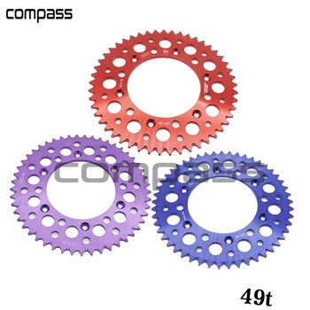Motorcycle sprocket chain plate of 49 t BOSUER M2 M4 M6 KAYO T6 aluminum alloy CRF250 r, 450 r cross-country motorcycle
Motorcycle sprocket chain plate of 49 t BOSUER M2 M4 M6 KAYO T6 aluminum alloy CRF250 r, 450 r cross-country motorcycle