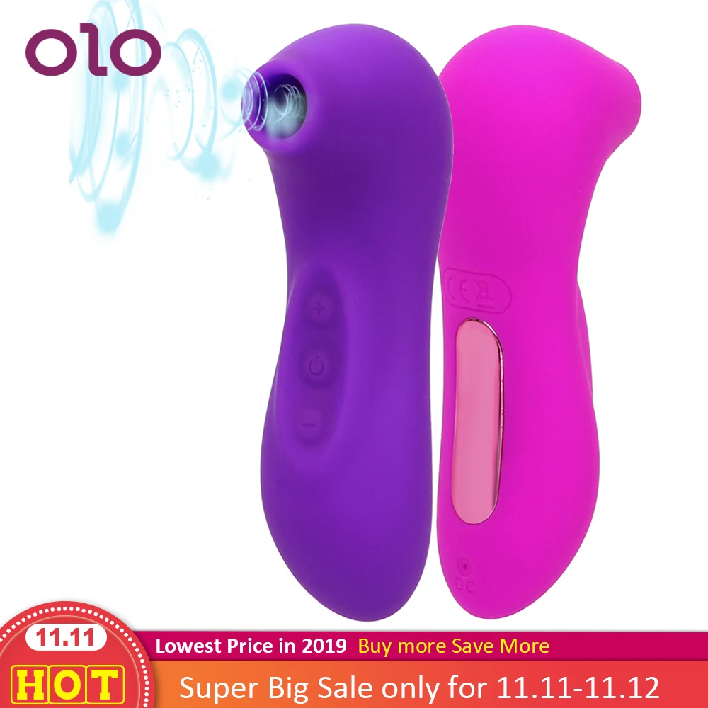 

OLO Clit Sucker Vibrator Nipple Sucking Clitoris Vagina Stimulator Sex Oral Licking Blowjob Tongue Vibrating Sex Toys for Women