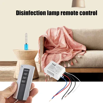 Wireless ON/OFF Remote Control Timer Switch Tube UVC Germicidal Light Sterilizing Lights Receiver for UVC Sterilizer Lamp
Wireless ON/OFF Remote Control Timer Switch Tube UVC Germicidal Light Sterilizing Lights Receiver for UVC Sterilizer Lamp