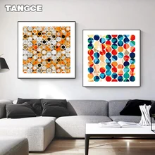Colorful Art Prints Wall Pictures Geometric Circle Poster Abstract Canvas Painting for Gallery Living Room Modern American Decor
Colorful Art Prints Wall Pictures Geometric Circle Poster Abstract Canvas Painting for Gallery Living Room Modern American Decor