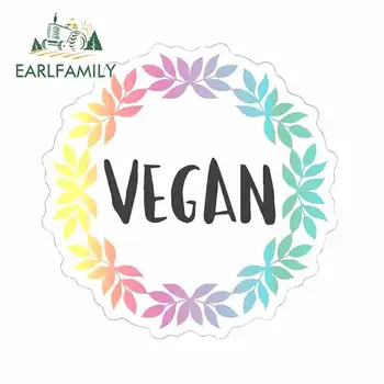 EARLFAMILY 13cm x 12.8cm for Vegan Rainbow Waterproof Decal Personality Creative Car Stickers Fashion Anime Occlusion Scratch
EARLFAMILY 13cm x 12.8cm for Vegan Rainbow Waterproof Decal Personality Creative Car Stickers Fashion Anime Occlusion Scratch