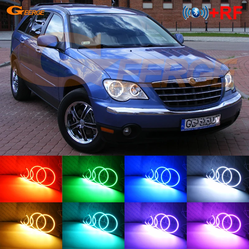 For Chrysler Pacifica 2007 2008 Halogen headlight Excellent Multi-Color Ultra bright RGB LED Angel Eyes kit Halo Rings
For Chrysler Pacifica 2007 2008 Halogen headlight Excellent Multi-Color Ultra bright RGB LED Angel Eyes kit Halo Rings